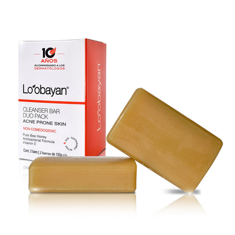 Loobayan Cleanser Bar Duo Pack Acne 100g